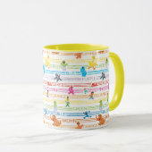 虹色セサミ絵柄 マグカップ (正面右)