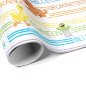 虹色セサミ絵柄 ラッピングペーパー (ロールコーナー)