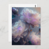 虹色ソフトフォーカス光スペクトル花 ポストカード (正面/裏面)