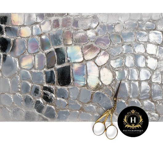 虹色ドラゴンスケールファンタジーデカップアート 薄葉紙