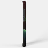 虹色ネオンフラクタルウイングアート SAMSUNG GALAXYケース (右側面)