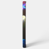 虹色ネオンフラクタルウイングアート SAMSUNG GALAXYケース (左側面)