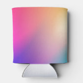 虹色ネオンホットピンク写真虹クール 缶クーラー (裏面)