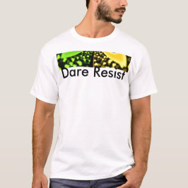 虹色ハートシームレスな水玉模様抽象芸術アート Tシャツ