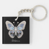 虹色バタフライエレガンス キーホルダー (裏面)