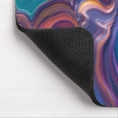 虹色バブル表面 マウスパッド (コーナー)