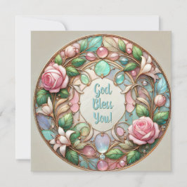 虹色バラと小石の恵み シーズンカード