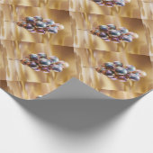 虹色バルーンのラッピング紙 ラッピングペーパー (角)