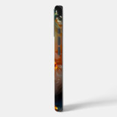 虹色バースト抽象芸術シトリントパズ結晶 Case-Mate iPhoneケース (裏面 / 左)