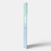 虹色パステルホログラフィックグリッター モノグラムの Case-Mate iPhoneケース (裏面 / 右)