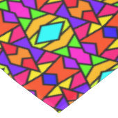 虹色パッチワーク幾何反復パターン テーブルクロス (アングル)