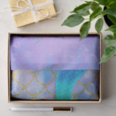 虹色パールきらめくマーメイドバースデーパーティー 薄葉紙 (ギフト)