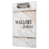 虹色ピンク大理石 クリップボード (左)