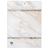 虹色ピンク大理石 クリップボード (裏面)