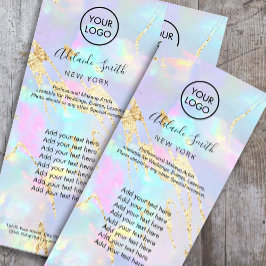 虹色フェイクオパール ラックカード