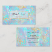 虹色フェイクオパール 名刺 (正面/裏面)