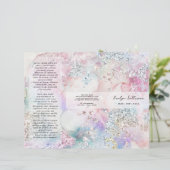 虹色フェイクグリッターパンフレット (スタンド正面)