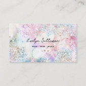 虹色フェイクグリッター名刺 名刺 (正面)