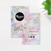 虹色フェイクグリッター水カラーパッケージインサート (デスク)