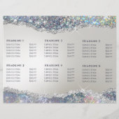 虹色フェイクグリッター箔パンフレット (裏面)