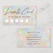 虹色フェイクデザインロイヤリティカード 名刺 (正面/裏面)