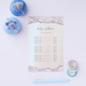 虹色フェイクピンクグリッター箔の価格リストのチラシ チラシ (シングル)