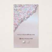 虹色フェイクピンクグリッター箔パッケージインサート (裏面)