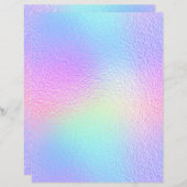 虹色フェイク箔スクラップブック紙第3号 (正面/裏面)