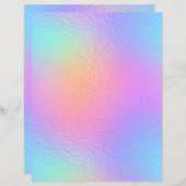 虹色フェイク箔スクラップブック紙9号 (正面/裏面)