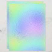 虹色フェイク箔スクラップブック紙No. 10 (正面/裏面)