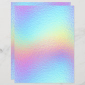 虹色フェイク箔スクラップブック紙No. 11 (正面/裏面)