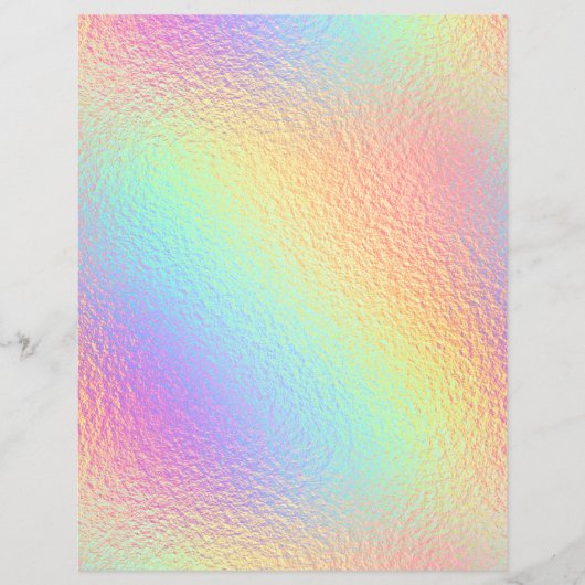 虹色フェイク箔スクラップブック紙No. 12 (正面)