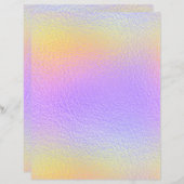 虹色フェイク箔スクラップブック紙No. 20 (正面/裏面)