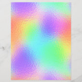 虹色フェイク箔スクラップブック紙No. 21 (裏面)