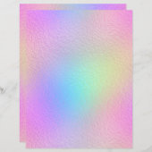虹色フェイク箔スクラップブック紙No. 30 (正面/裏面)