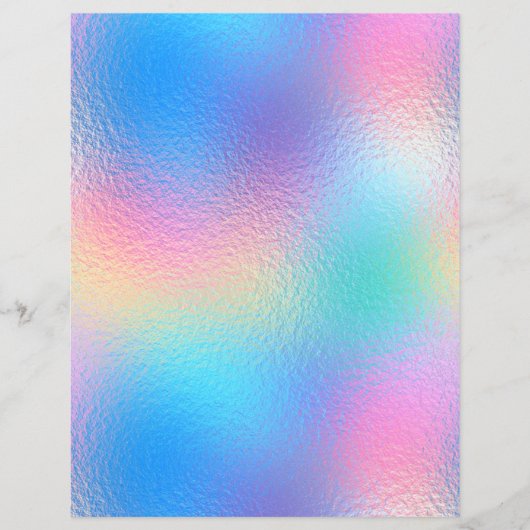 虹色フェイク箔スクラップブック紙No. 38 (正面)