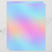 虹色フェイク箔スクラップブック紙No. 4 (正面/裏面)