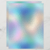 虹色フェイク箔スクラップブック紙No. 46 (正面/裏面)