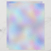 虹色フェイク箔スクラップブック紙No. 47 (正面/裏面)