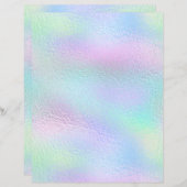 虹色フェイク箔スクラップブック紙No. 49 (正面/裏面)