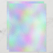 虹色フェイク箔スクラップブック紙No. 50 (正面/裏面)