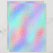 虹色フェイク箔スクラップブック紙No. 53 (正面/裏面)