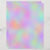 虹色フェイク箔スクラップブック紙No. 59 (正面/裏面)