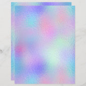 虹色フェイク箔スクラップブック紙No. 61 (正面/裏面)