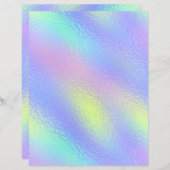 虹色フェイク箔スクラップブック紙No. 64 (正面/裏面)