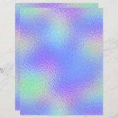 虹色フェイク箔スクラップブック紙No. 69 (正面/裏面)