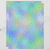 虹色フェイク箔スクラップブック紙No. 75 (正面/裏面)