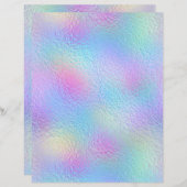 虹色フェイク箔スクラップブック紙No. 76 (正面/裏面)