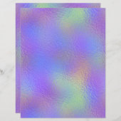 虹色フェイク箔スクラップブック紙No. 79 (正面/裏面)