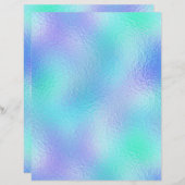 虹色フェイク箔スクラップブック紙No. 81 (正面/裏面)